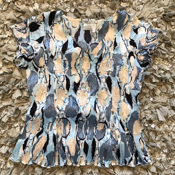 Alberto Makali Tops - Alberto Makali Textured Blouse